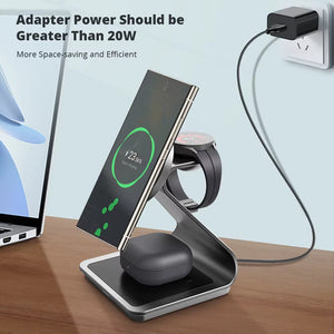 3-in-1 Magnetic Wireless Charger